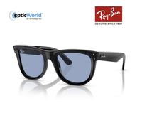 Ray-Ban Sunglasses Unisex Wayfarer Reverse - Black Frame Blue Lenses 53-20