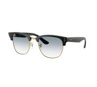Ray - Ban RBR0504S CLUBMASTER REVERSE 667779 Unisex Sunglasses Acetate Black Blue Squared Normal Shaded