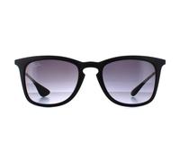 Ray-Ban Rectangle Black Rubber Grey Gradient 4221 Sunglasses Ray-Ban Black One Size