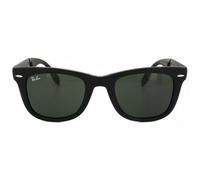 Ray-Ban Sunglasses Folding Wayfarer 4105 Matt Black Green 601S