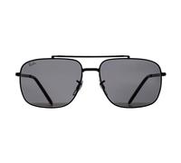 Ray-Ban Rectangle Polished Black Dark Grey Rb3796 Black