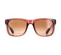 Ray-Ban Sunglasses Justin 4165 659413 Transparent Light Brown Brown Gradient