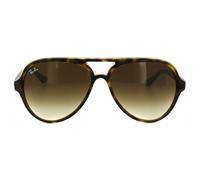 Ray-Ban Retro Aviator Unisex Gradient Sunglasses - Brown, Size: 59x13x140mm - Size 59x13x140mm