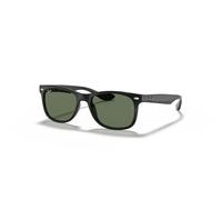 Ray - Ban RJ9052S JUNIOR NEW WAYFARER 100/71 Kid Sunglasses Injected Black Green Squared Normal