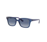 Ray - Ban RJ9071S 70624L Kid Sunglasses Injected Blue Blue Squared Normal Shaded