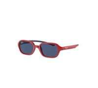 Ray - Ban RJ9074S 709380 Kid Sunglasses Injected Red Blue Squared Normal