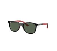 Ray - Ban RJ9077S 713171 Kid Sunglasses Injected Black Green Squared Normal