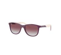 Ray - Ban RJ9077S 71348G Kid Sunglasses Injected Pink Grey Squared Normal Shaded