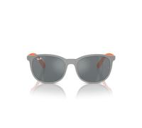 Ray - Ban Kid RJ9079S 71336G Sunglasses Injected Grey Grey Squared Normal Mirror