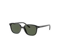 Ray - Ban RJ9093S JUNIOR LEONARD 100/71 Kid Sunglasses Injected Black Green Squared Normal