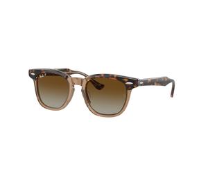 Ray - Ban RJ9098S 7152T5 Kid Sunglasses Acetate Brown Brown Squared Polarized Shaded
