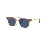 Ray - Ban RJ9116S JUNIOR NEW CLUBMASTER 715680 Kid Sunglasses Injected Pink Blue Geometric Normal