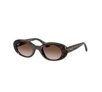 Ray - Ban RJ9141S 152/13 Kid Sunglasses Injected Turtle Brown Round Normal Nuanced