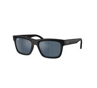 Ray - Ban RJ9196S 100S55 Kid Sunglasses Injected Black Blue Squared Mirrored