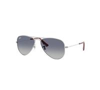 Ray - Ban RJ9506S JUNIOR AVIATOR 212/4L Kid Sunglasses Metal Silver Pilot Normal Nuanced
