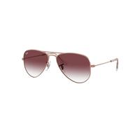 Ray - Ban RJ9506S JUNIOR AVIATOR 291/8H Kid Sunglasses Metal Gold Violet Pilot Normal Shaded