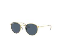 Ray - Ban RJ9547S JUNIOR ROUND 286/2V Kid Sunglasses Metal Gold Blue Round Polarized