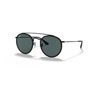 Ray - Ban RB3647N 002/R5 Unisex Sunglasses Metal Black Blue Round Normal