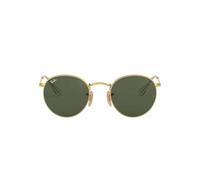 Ray-Ban ROUND FLAT LENSES RB3447N - 001 Sunglasses Arista w/ Crystal / Green 50mm