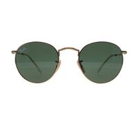Ray - Ban Man Ray - Ban RB3447 ROUND METAL 001 Sunglasses Metal Gold G15 Round Normal