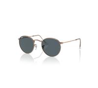 Ray - Ban RB3447 ROUND METAL 9202R5 Unisex Sunglasses Metal Gold Blue Round Normal