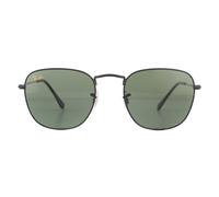 Ray-Ban Round Polished Black Green G-15 Sunglasses Ray-Ban Black One Size