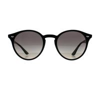 Ray-Ban Round Polished Black Grey Gradient 2180 Black