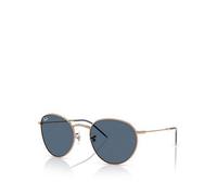 Ray-Ban Round Reverse Phantos Sunglasses- Navy/Gold, Navy/Gold, Men Navy/Gold