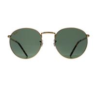 Ray-Ban Round Unisex Gold Green RB3637 New Metal - One Size
