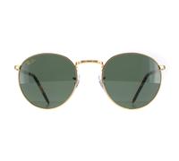 Ray-Ban Round Unisex Gold Green RB3637 New Metal - One Size