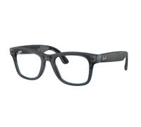 Ray - Ban RW4011 Ray-Ban Meta (Gen 3) Wayfarer 69211Z Unisex Smart glasses Injected Blue Grey Squared Photochromic