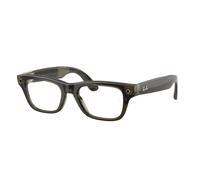 Ray - Ban RW7001 Ray-Ban Meta (Gen 2) Blayzer Optics 8530 Unisex Smart glasses Injected Green Transparent Squared Normal