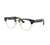 Ray - Ban RW7004 Ray-Ban Meta Audio Clubmaster 601/1M Unisex Smart glasses Injected Black Squared Photochromic
