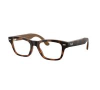 Ray - Ban RW7005V Ray-Ban Meta Audio Burbank Optics 8525 Unisex Smart glasses Injected Turtle Transparent Squared Normal