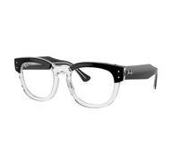 Ray - Ban RX0298V MEGA HAWKEYE 2034 Unisex Optical frames Acetate Black Transparent Squared Normal