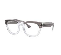 Ray - Ban RX0298V MEGA HAWKEYE 8111 Unisex Optical frames Acetate Grey Transparent Squared Normal