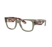 Ray - Ban RX0840V MEGA WAYFARER 8297 Unisex Optical frames Acetate Green Transparent Squared Normal