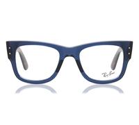 Ray-Ban RX0840V Mega Wayfarer Men's Glasses, Blue, Size 51