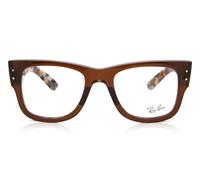 Ray-Ban RX0840V Mega Wayfarer Men's Glasses, Brown, Size 51