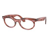 Ray-Ban RX2242V Wayfarer Oval Men's Glasses, Pink, Size 50