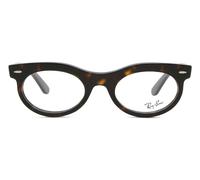 Ray-Ban RX2242V Wayfarer Oval Men's Glasses, Tortoiseshell, Size 50
