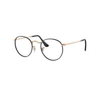 Ray-Ban Eyeglasses Unisex Round Metal Optics - Rose Gold Frame Clear Lenses 50-21 50-21