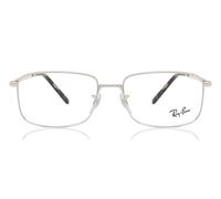 Ray-Ban RX3717V Asian Fit Men's Glasses, Silver, Size 54