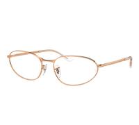 Ray - Ban Unisex RX3734V 3094 Optical frames Metal Gold Transparent Geometric Normal