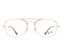 Ray - Ban RX3735V BAIN BRIDGE 2500 Unisex Optical frames Metal Gold Transparent Pilot Normal