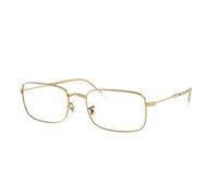 Ray - Ban RX3746V 2500 Unisex Optical frames Metal Gold Transparent Geometric Normal