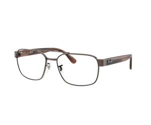 Ray - Ban RX3751V 3182 Unisex Optical frames Metal Bronze Transparent Squared Normal