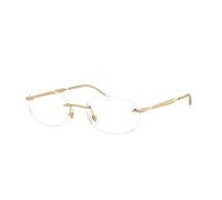 Ray - Ban Unisex Ray - Ban RX3767V 2500 Optical frames Metal Gold Transparent Round Normal