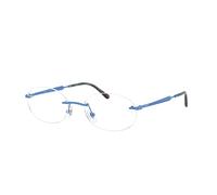 Ray - Ban Unisex Ray - Ban RX3767V 3208 Optical frames Metal Blue Transparent Round Normal