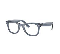 Ray - Ban RX4340V WAYFARER EASE 8223 Unisex Optical frames Acetate Blue Transparent Squared Normal